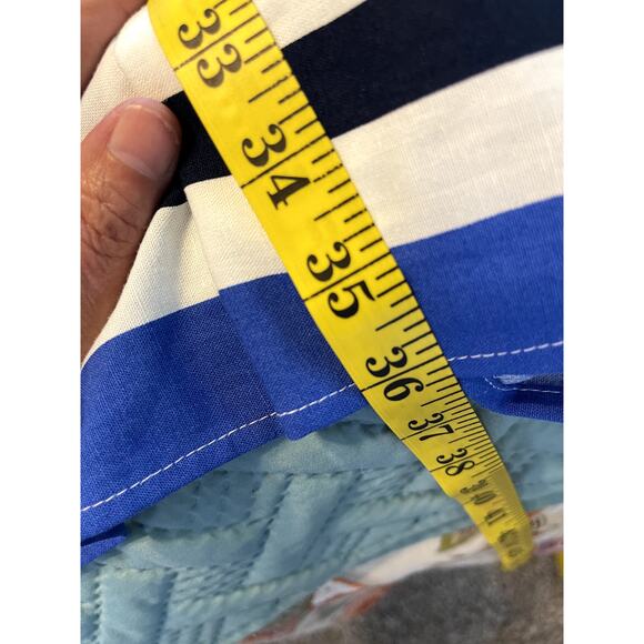 Loft Women Dress XS Multi-Color Striped High Neck Halter Apron A-Line Summer - Picture 9 of 10